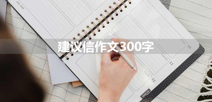 建议信作文300字