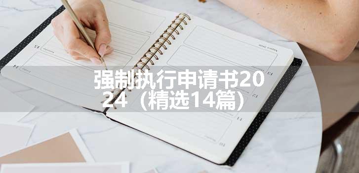 强制执行申请书2024（精选14篇）