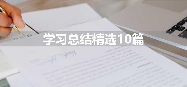 学习总结精选10篇