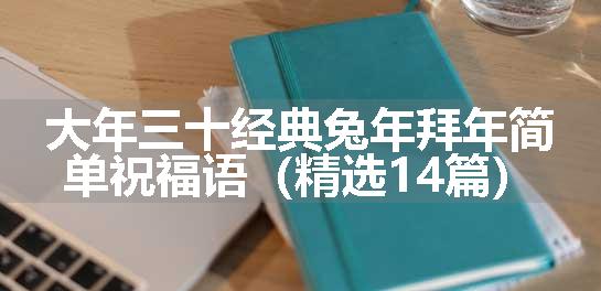 大年三十经典兔年拜年简单祝福语（精选14篇）