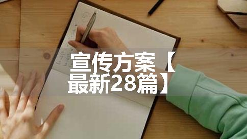 宣传方案【最新28篇】