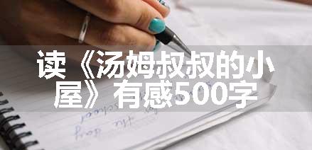 读《汤姆叔叔的小屋》有感500字