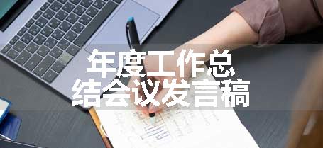 年度工作总结会议发言稿
