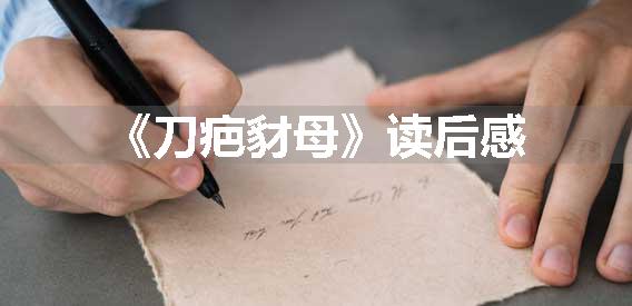 《刀疤豺母》读后感