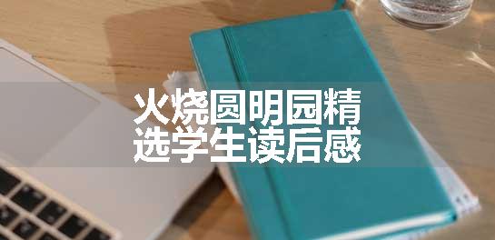 火烧圆明园精选学生读后感