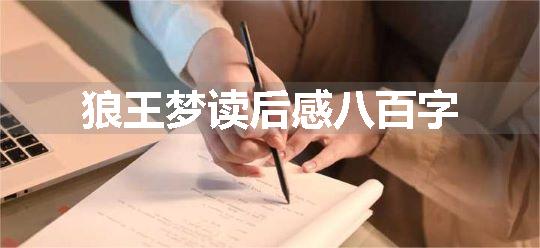 狼王梦读后感八百字