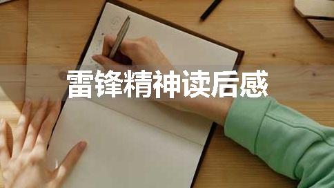 雷锋精神读后感