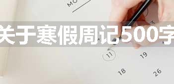 关于寒假周记500字