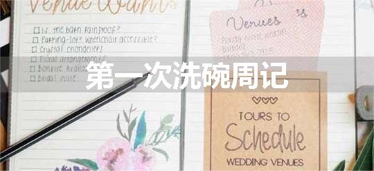 第一次洗碗周记