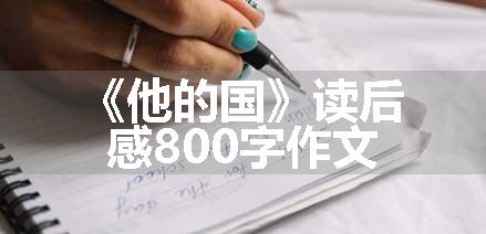 《他的国》读后感800字作文