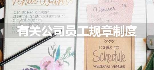 有关公司员工规章制度