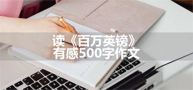 读《百万英镑》有感500字作文