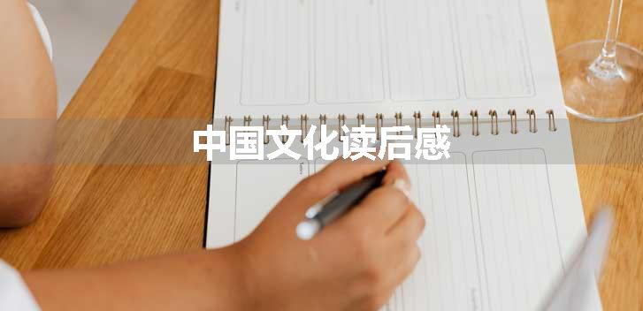 中国文化读后感