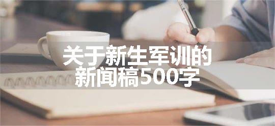 关于新生军训的新闻稿500字