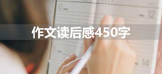 作文读后感450字