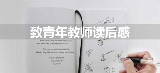 致青年教师读后感